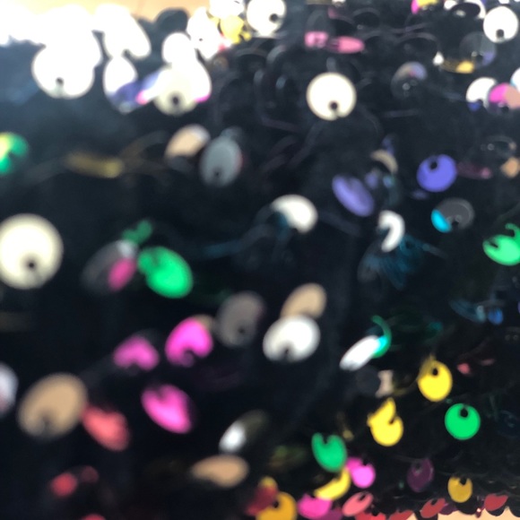 PHILADELPHIA Holiday Dress Long Sequin Sleeves - Picture 9 of 11